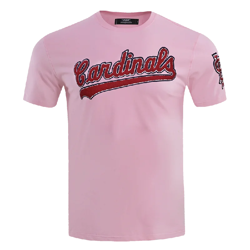 MLB ST. LOUIS CARDINALS LOGO PRO TEAM MEN'S TOP (PINK)