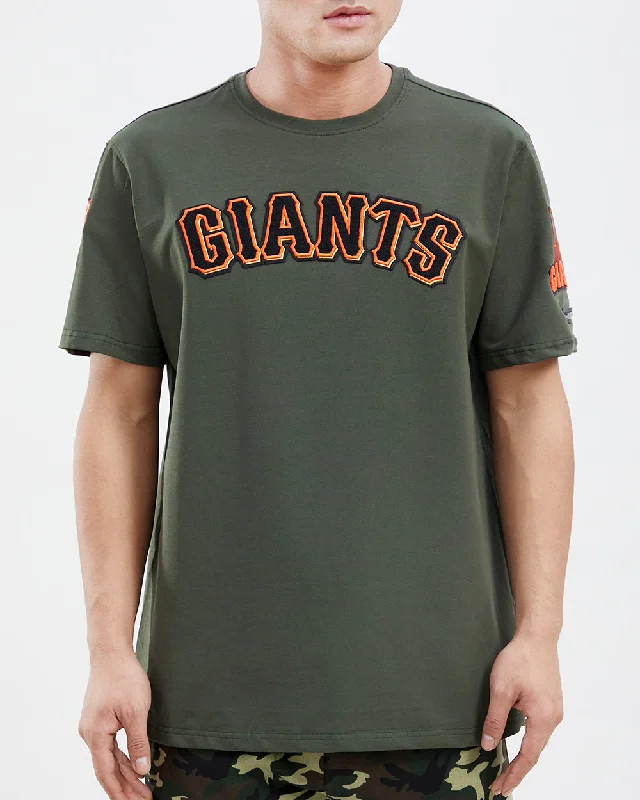 MLB SAN FRANCISCO GIANTS LOGO PRO TEAM MEN'S TOP (OLIVE)