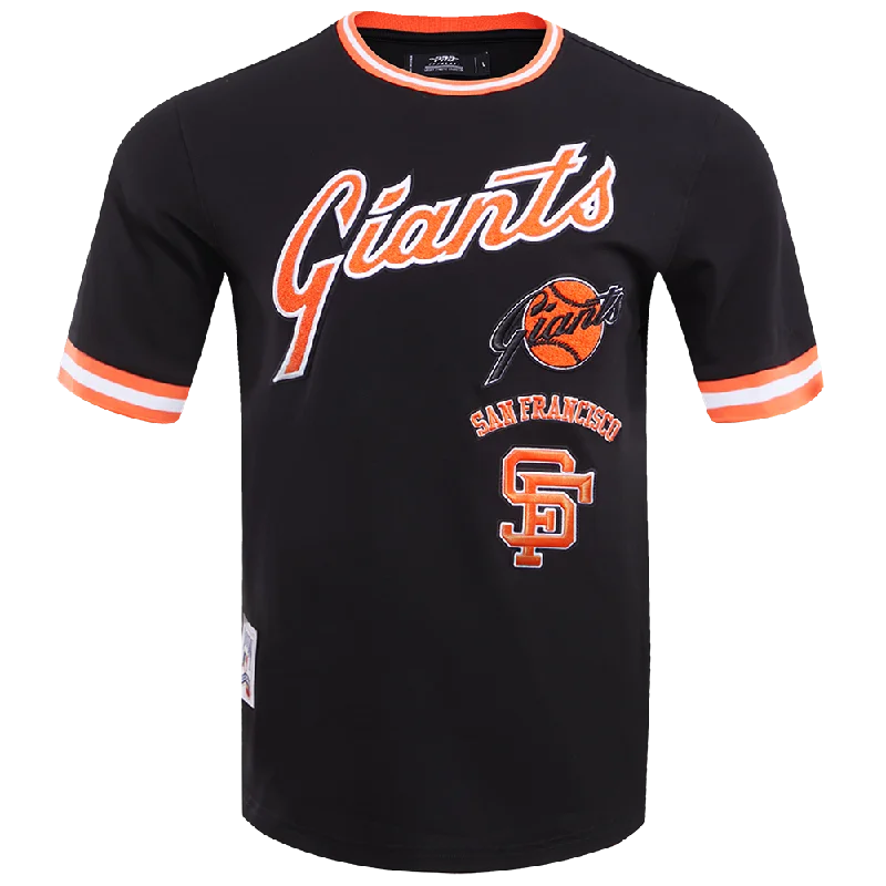 MLB SAN FRANCISCO GIANTS RETRO CLASSIC MEN'S TOP (BLACK/ORANGE)