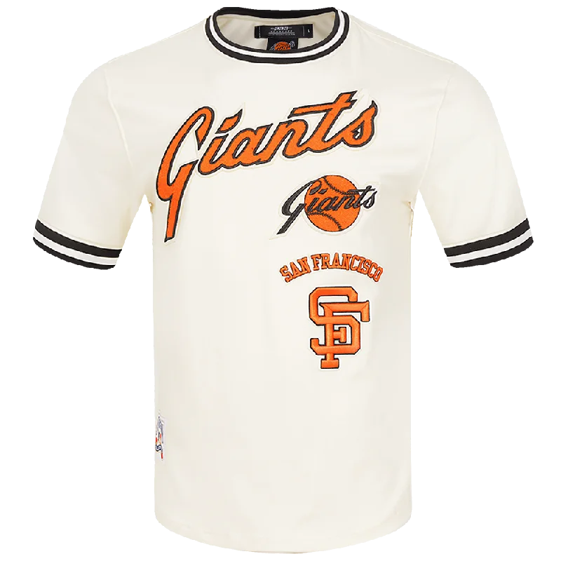 MLB SAN FRANCISCO GIANTS RETRO CLASSIC MEN'S TOP (EGGSHELL/ BLACK)