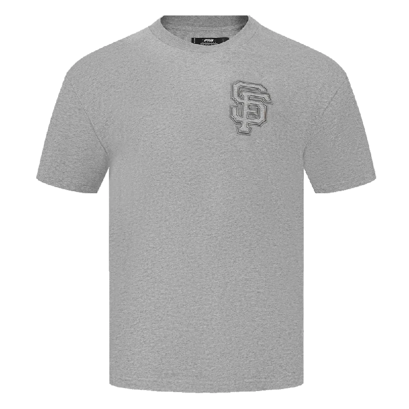 MLB SAN FRANCISCO GIANTS NEUTRAL MEN'S DROP SHOULDER TOP (DARK HEATHER GRAY)