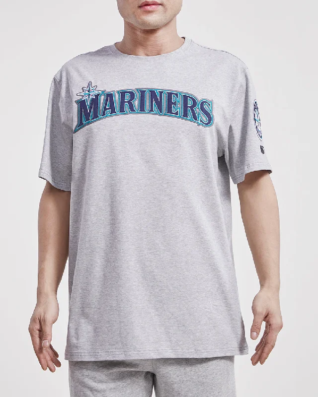 MLB SEATTLE MARINERS TACKLE TWILL MEN'S TOP (HEATHER GREY)