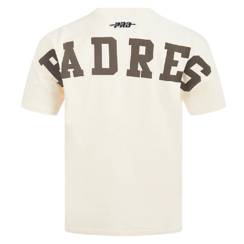 MLB SAN DIEGO PADRES WINGSPAN MEN'S CJ DROP SHOULDER TOP (EGGSHELL)