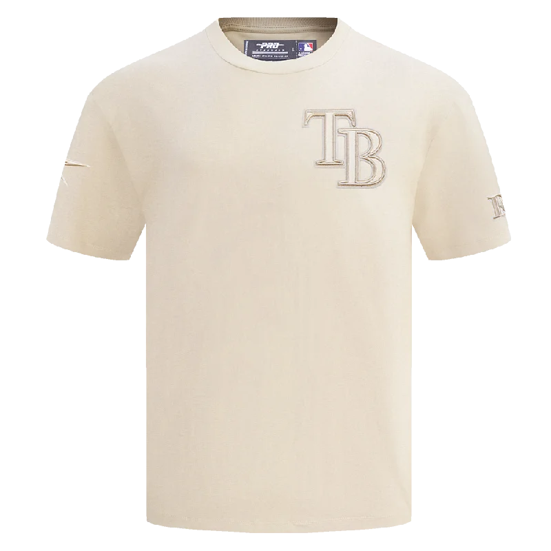 MLB TAMPA BAY RAYS NEUTRAL MEN'S DROP SHOULDER TOP (EGGSHELL)