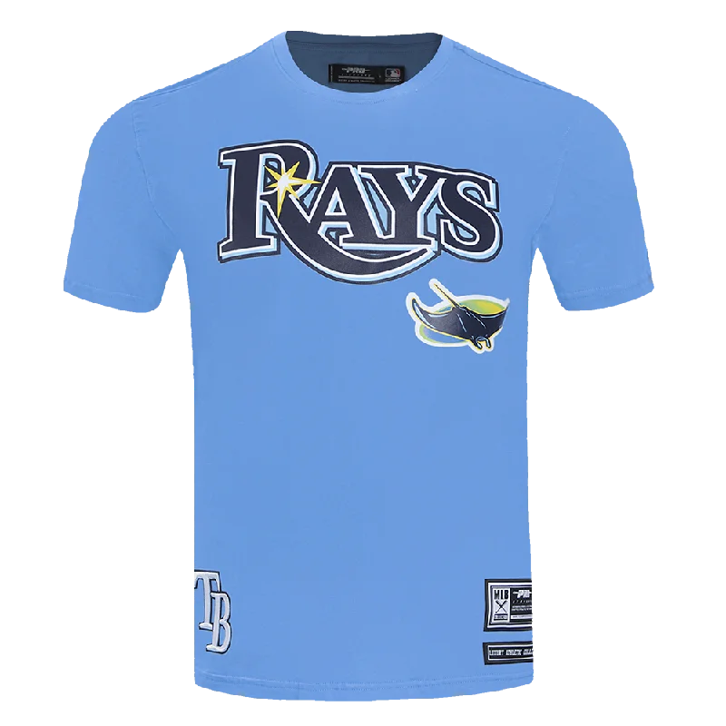 MLB TAMPA BAY RAYS CLASSIC MESH MEN'S SJ STRIPED TOP (UNIVERSITY BLUE)