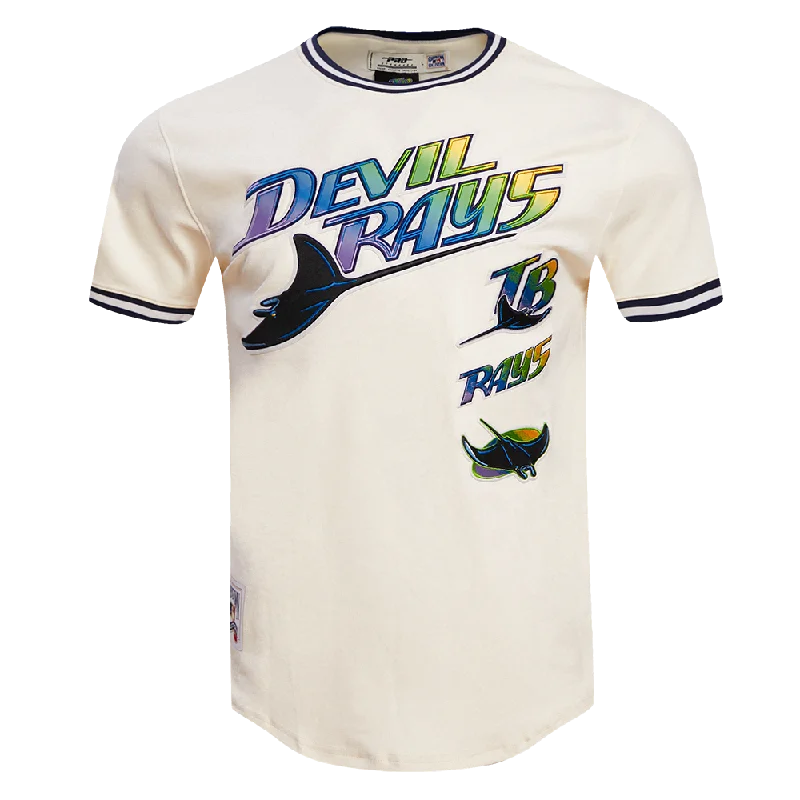 MLB TAMPA DEVIL RAYS RETRO CLASSIC MEN'S TOP (EGGSHELL/ MIDNIGHT NAVY)