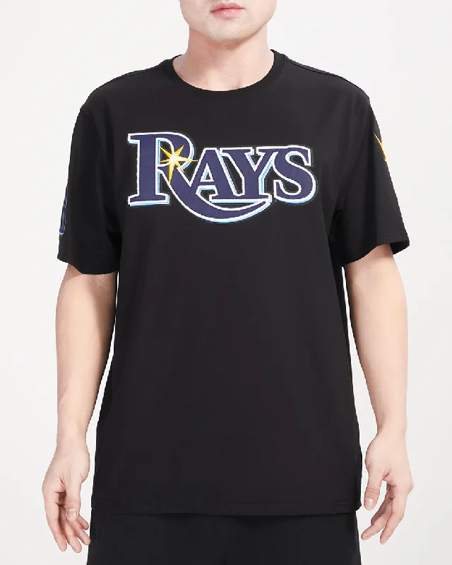 MLB TAMPA BAY RAYS TACKLE TWILL MEN'S TOP (BLACK)