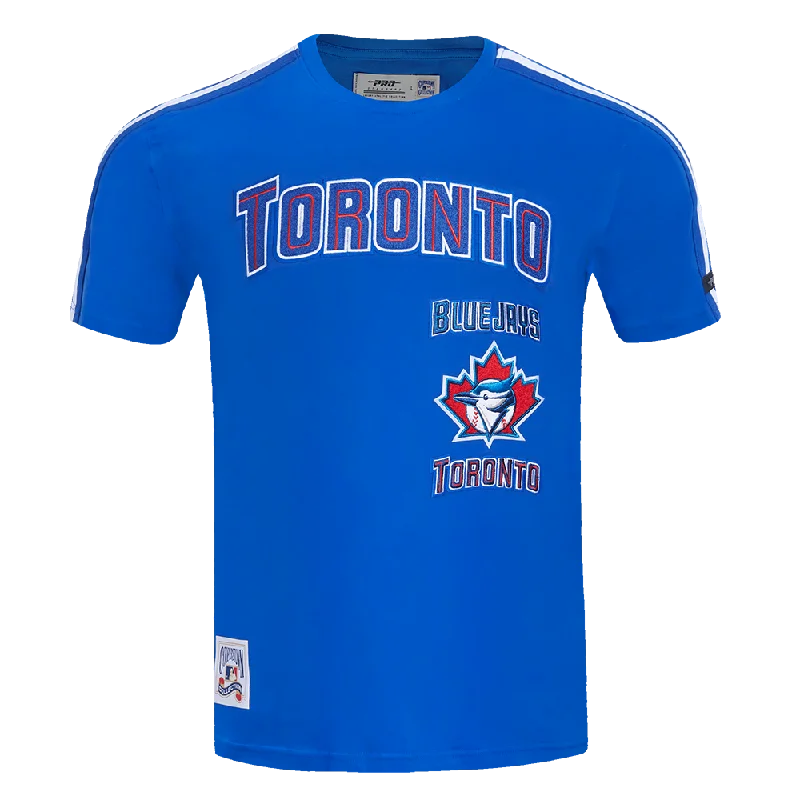 MLB TORONTO BLUE JAYS RETRO CLASSIC MEN'S STRIPED TOP (ROYAL BLUE)