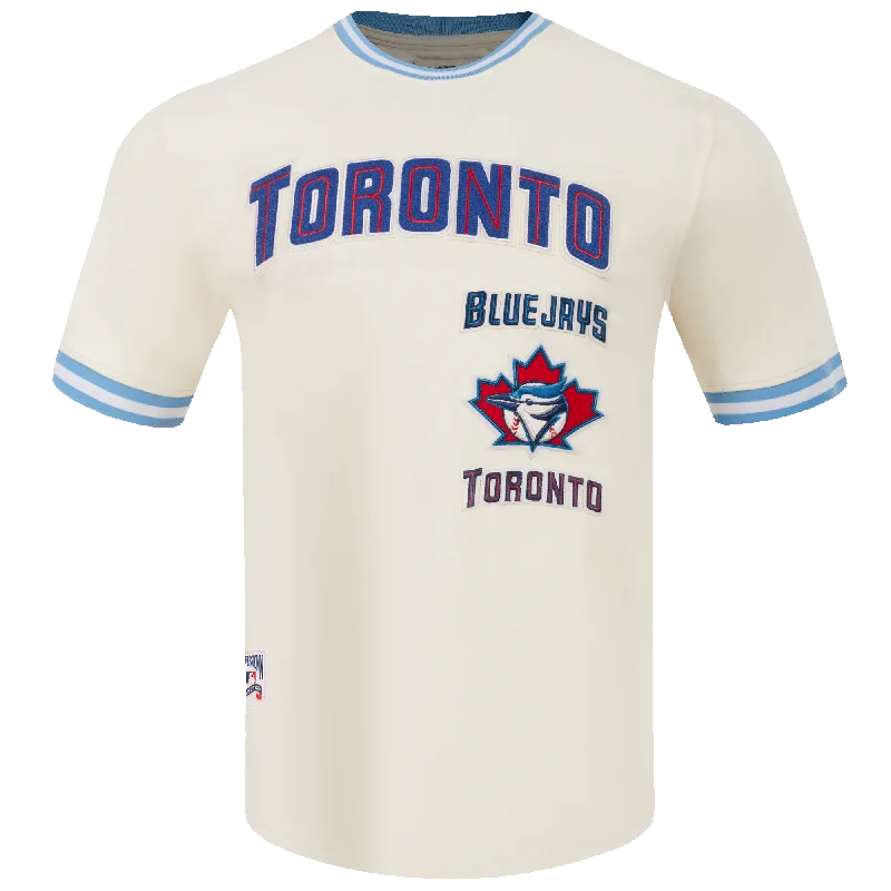 MLB TORONTO BLUE JAYS RETRO CLASSIC MEN'S TOP (EGGSHELL/ UNIVERSITY BLUE)