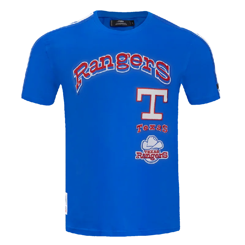 MLB TEXAS RANGERS RETRO CLASSIC MEN'S STRIPED TOP (ROYAL BLUE)