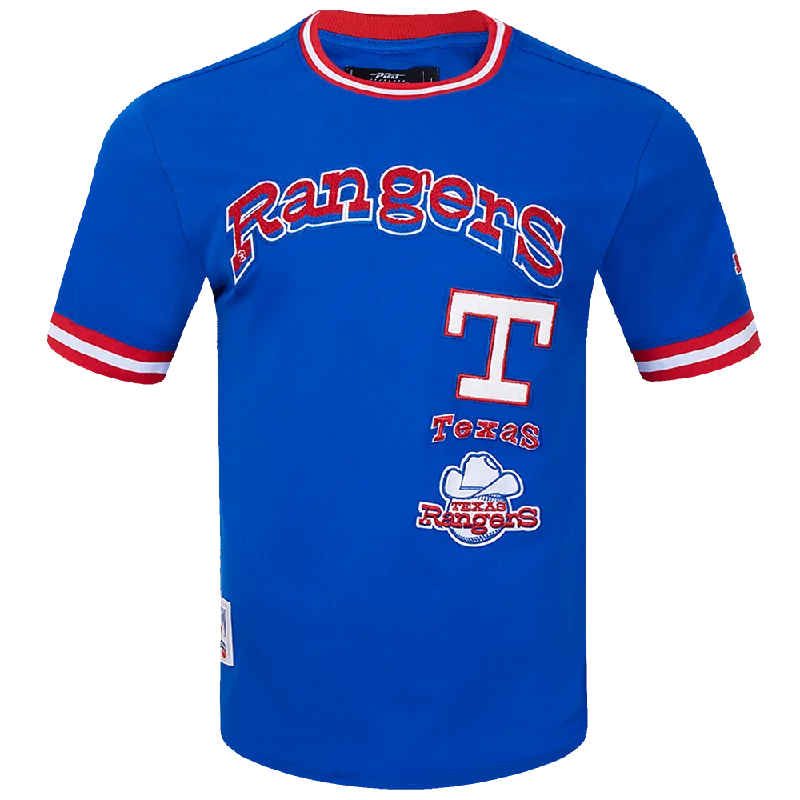 MLB TEXAS RANGERS RETRO CLASSIC MEN'S TOP (ROYAL BLUE/RED)