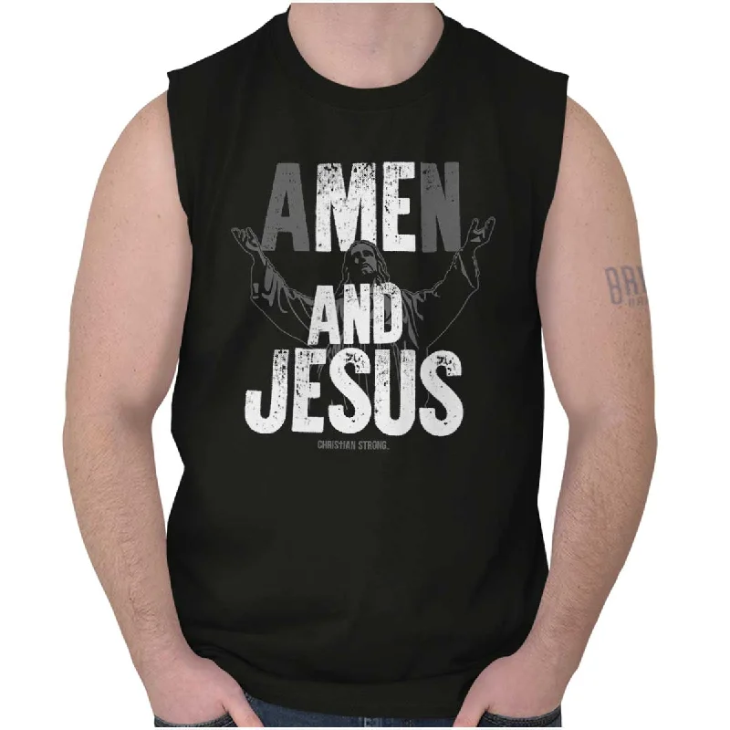 Me and Jesus Sleeveless T Shirt