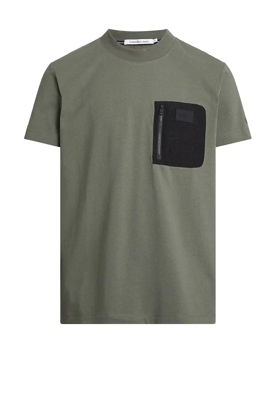 Calvin Klein Jeans Pocket T-Shirt, Thyme