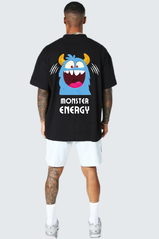 Monster energy oversized pure cotton t-shirt