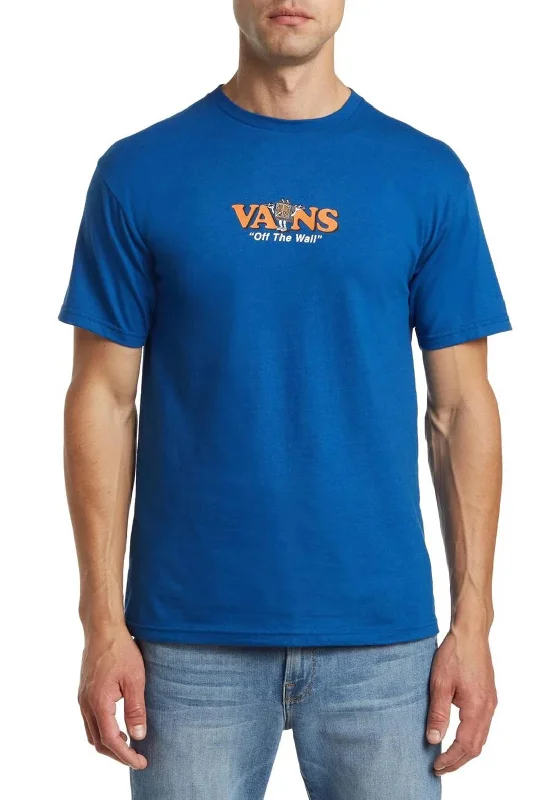 Vans Music Box Logo T-Shirt, True Blue