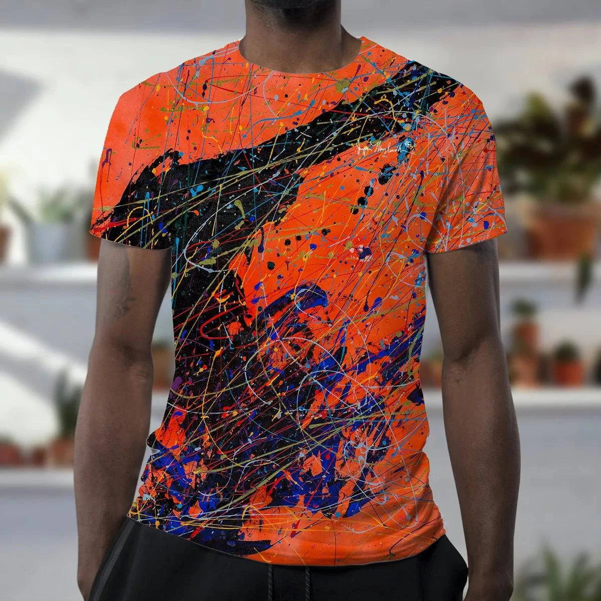 Orange Eclipse, MEN'S T-Shirt by Jumper Maybach®