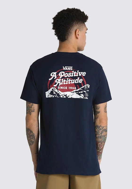 Vans Positive Altitude Logo T-Shirt, Navy