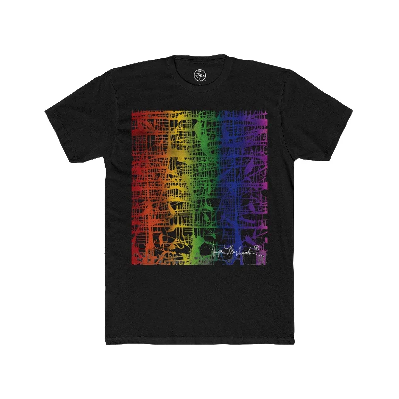 Rainbow Matrix by Jumper Maybach® - MEN'S Cotton Crew Tee