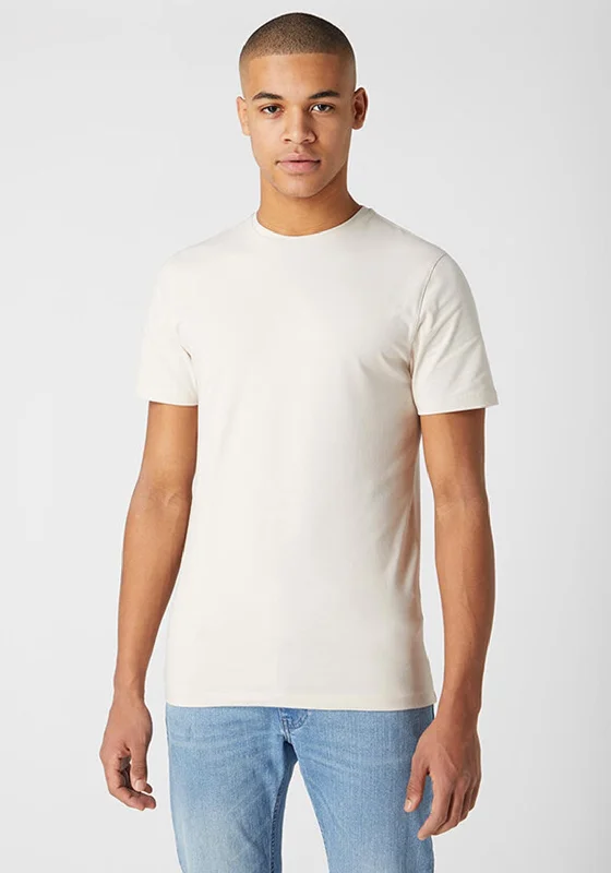 Remus Uomo Cotton Stretch T-Shirt, Stone