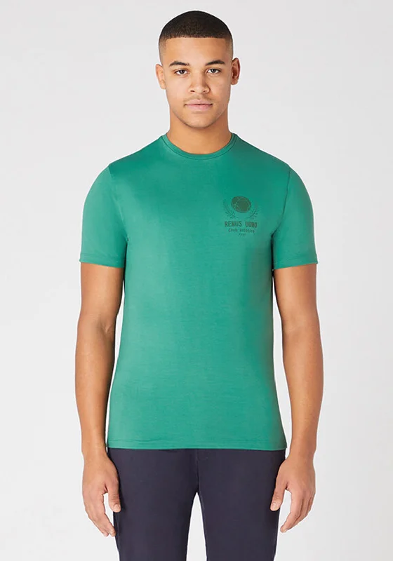 Remus Uomo Graphic T-Shirt, Righ Green