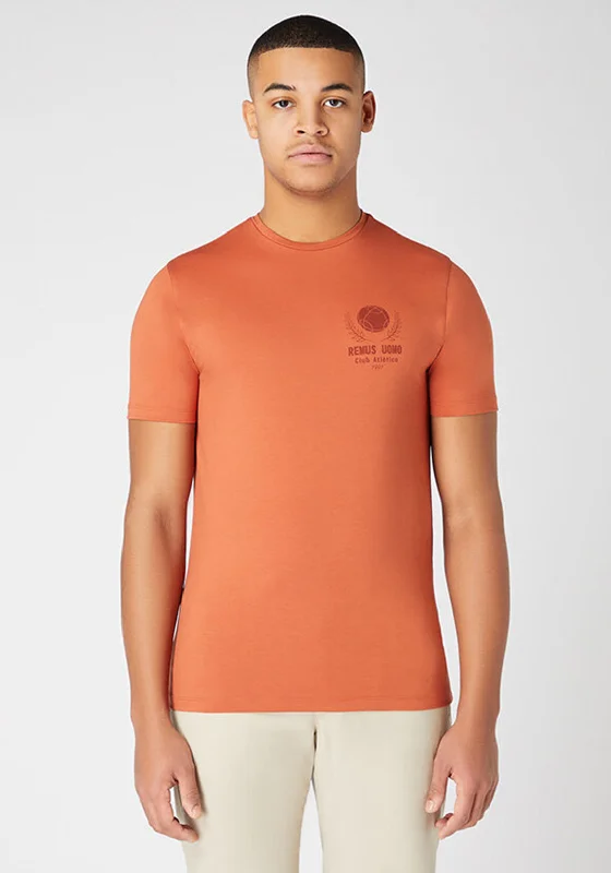 Remus Uomo Graphic T-Shirt, Terracotta