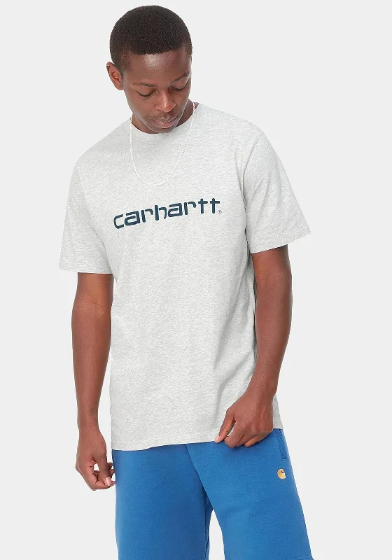 Carhartt Script T-Shirt, Ash Heather