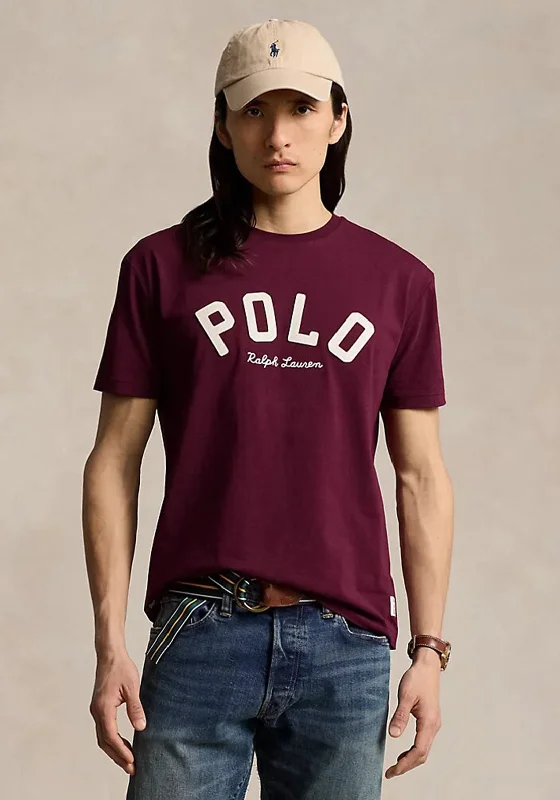 Ralph Lauren Logo Jersey T-Shirt, Wine