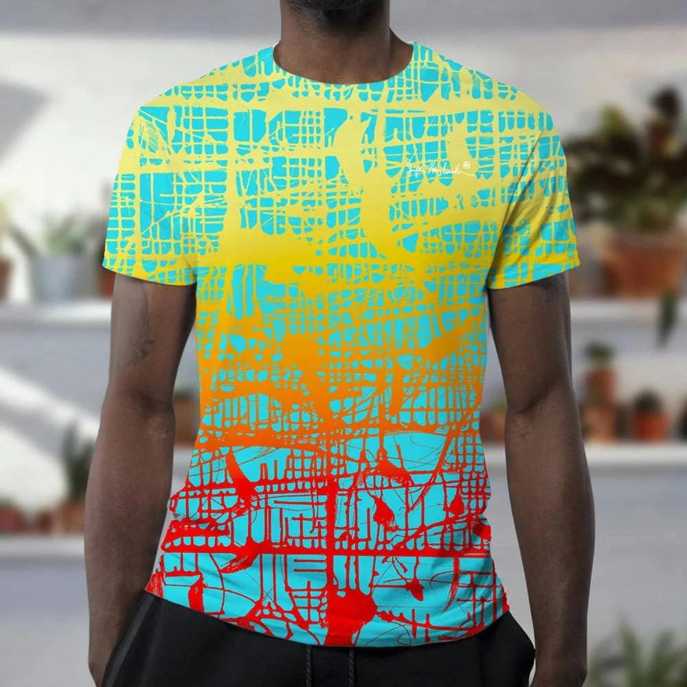 Sunrise Matrix, MEN'S T-Shirt by Jumper Maybach®