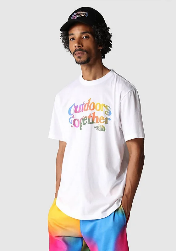 The North Face Pride Ombre Graphic T-Shirt, White Multi