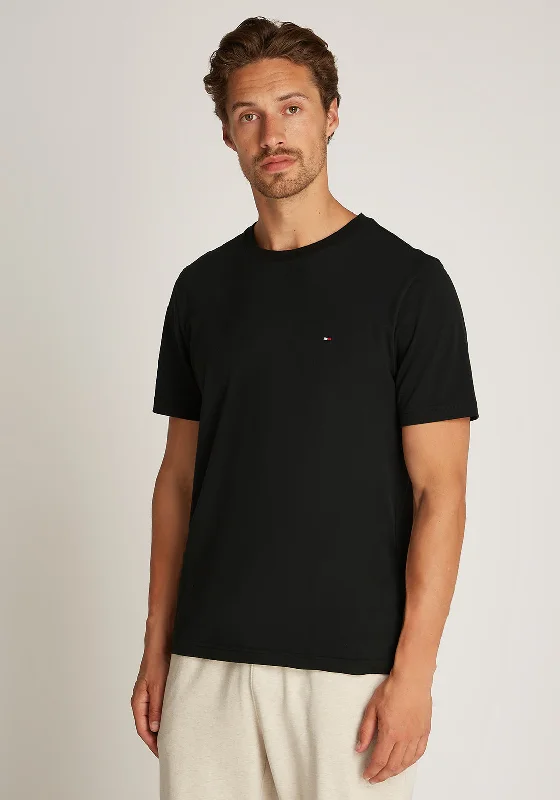 Tommy Hilfiger Essential Flag Embroidery T-Shirt, Black