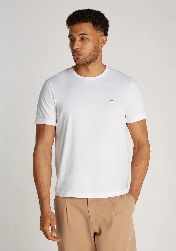 Tommy Hilfiger Essential Flag Embroidery T-Shirt, Off White