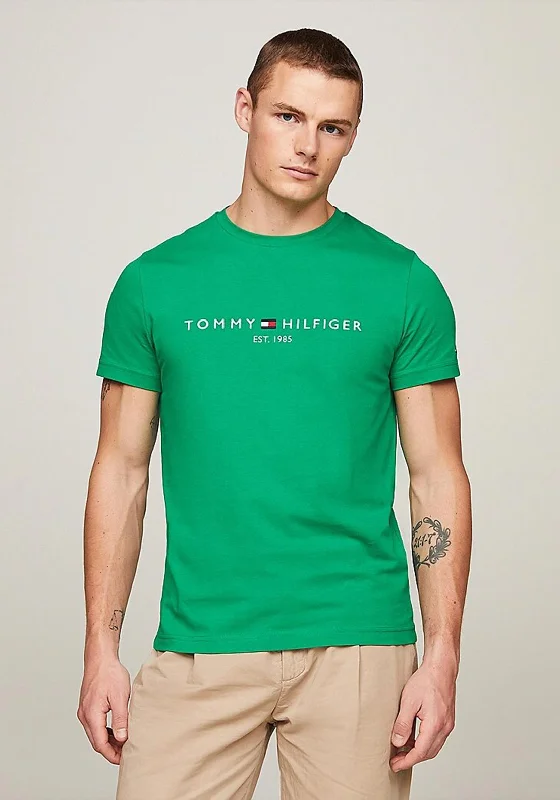 Tommy Hilfiger Logo T-Shirt, Olympic Green