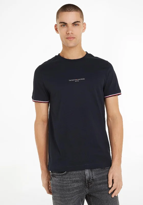 Tommy Hilfiger Logo Tipped T-Shirt, Desert Sky