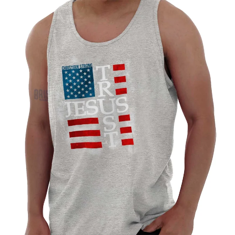 Trust Jesus USA Tank Top