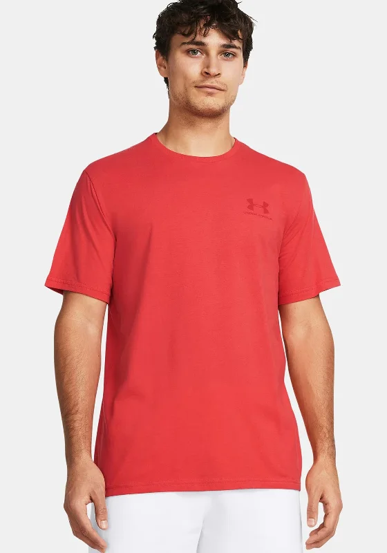 Under Armour Sportstyle T-Shirt, Red Solstice