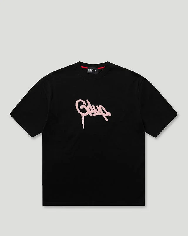 US VS THEM T-Shirt Black/Pink