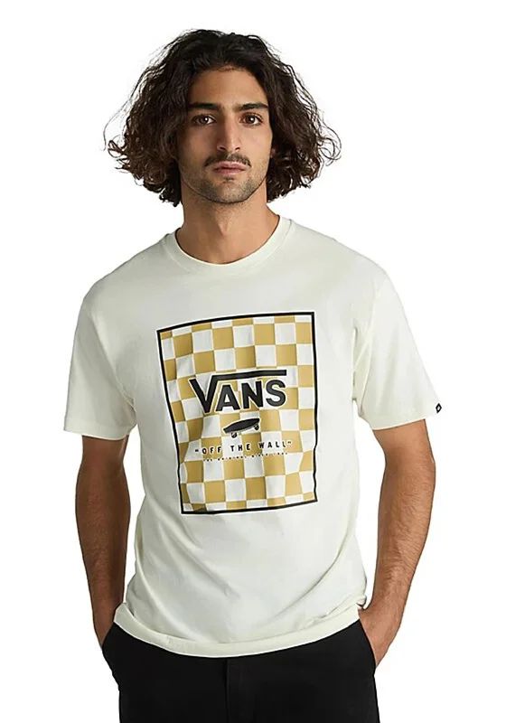 Vans Classic Print Box Back Graphic T-Shirt, Cream