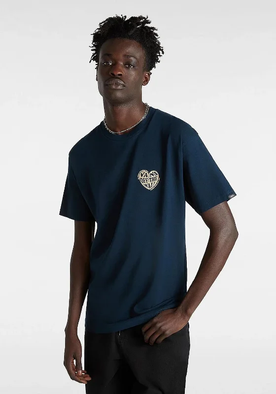 Vans No Players Graphic T-Shirt, Dark Blue