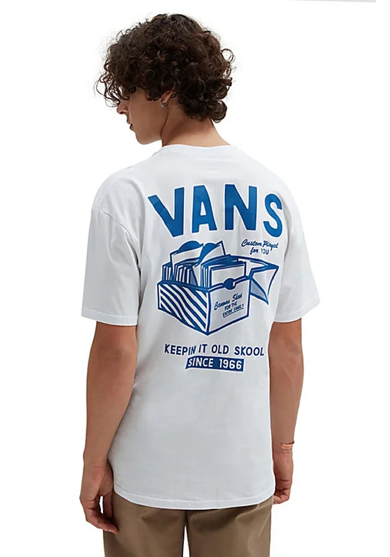 Vans Record Label Logo T-Shirt, White