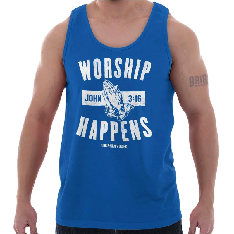 Worship Happens Tank Top