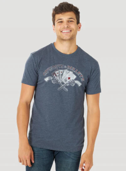 Wrangler Men's Cowboys and Bullets Graphic T-Shirt