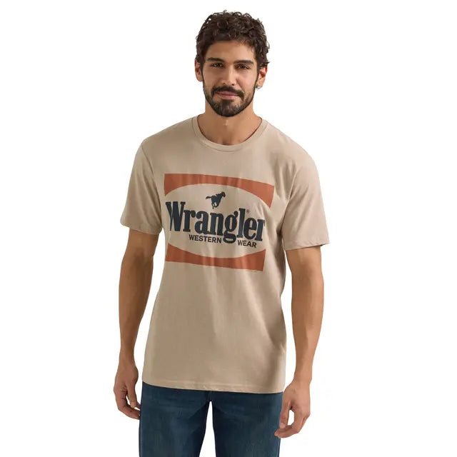 Wrangler Trench Coat Heather Graphic Tee