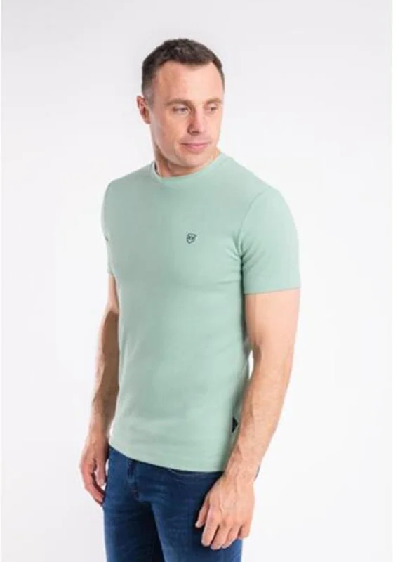 XV Kings by Tommy Bowe Burdekin Waffle Knit T-Shirt, Pale Mint