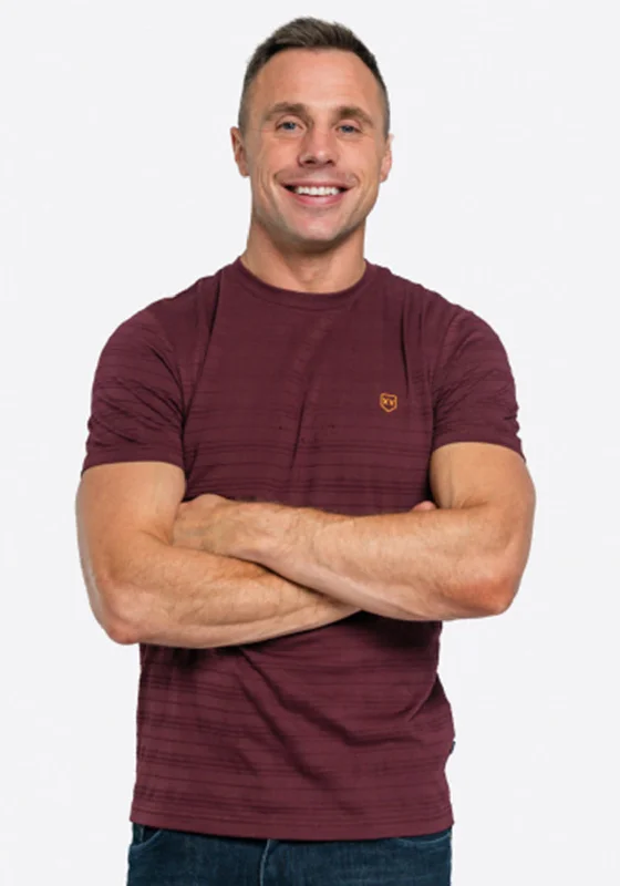 XV Kings by Tommy Bowe Caledon T-Shirt, Wine