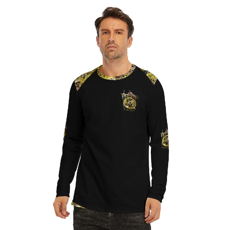 Yahuah-Name Above All Names 03-01 Royal Men's Designer Long Sleeve Cotton T-shirt